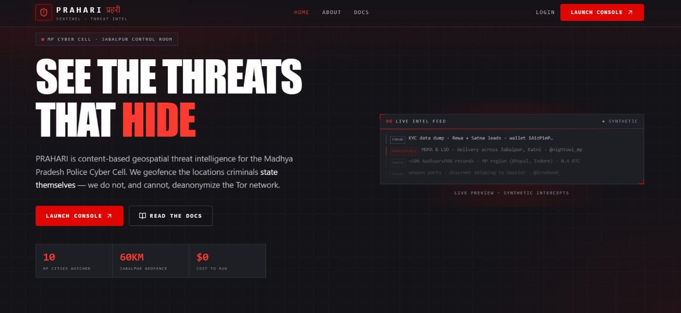 PRAHARI — screenshot 1